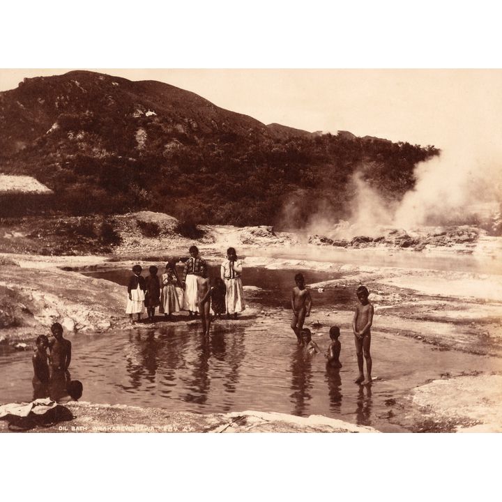 George Valentine 'Oil Bath, Whakarewarewa, 1889'