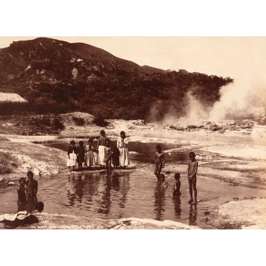 George Valentine 'Oil Bath, Whakarewarewa, 1889'