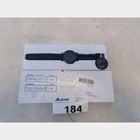 LETSFIT - IW4 SMART WATCH - SPACE GREY CASE WITH BLACK BAND - 1.3 INCH TFT LCD TOUCH SCREEN/ROUTE MAP WITH SMARTPHONE GPS(FAULTY)