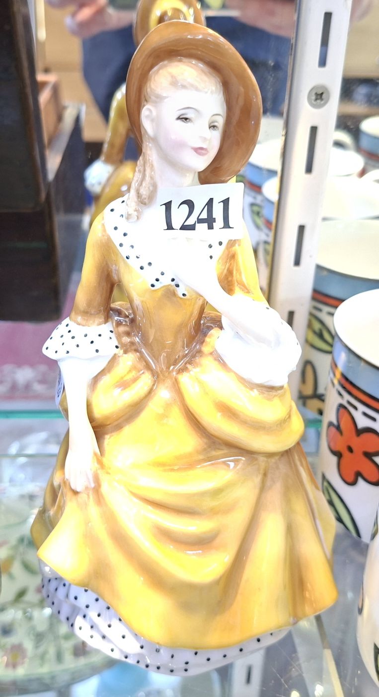 ROYAL DOULTON CERAMIC LADY FIGURINE