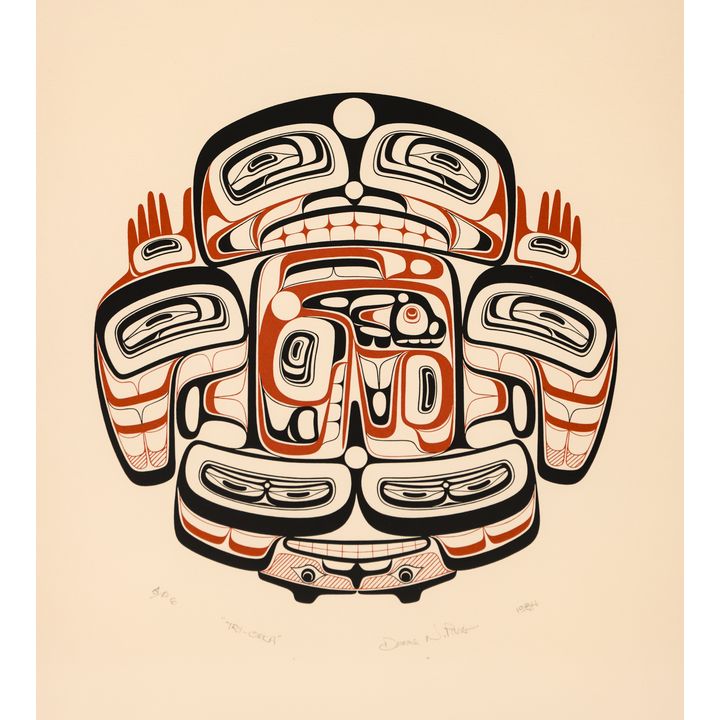 Duane Pasco ''Tri-Orca'' 1984 Lithograph