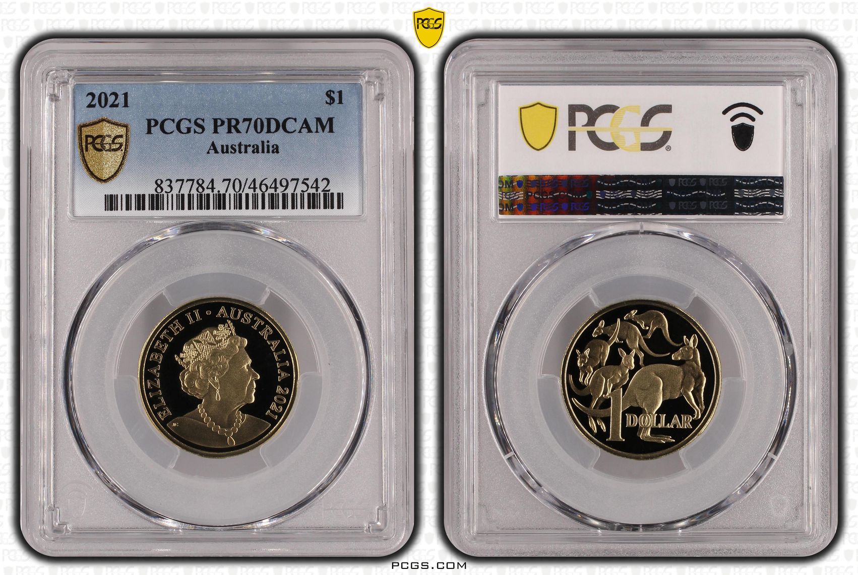 One Dollar, 2021, PCGS PR70DCAM
