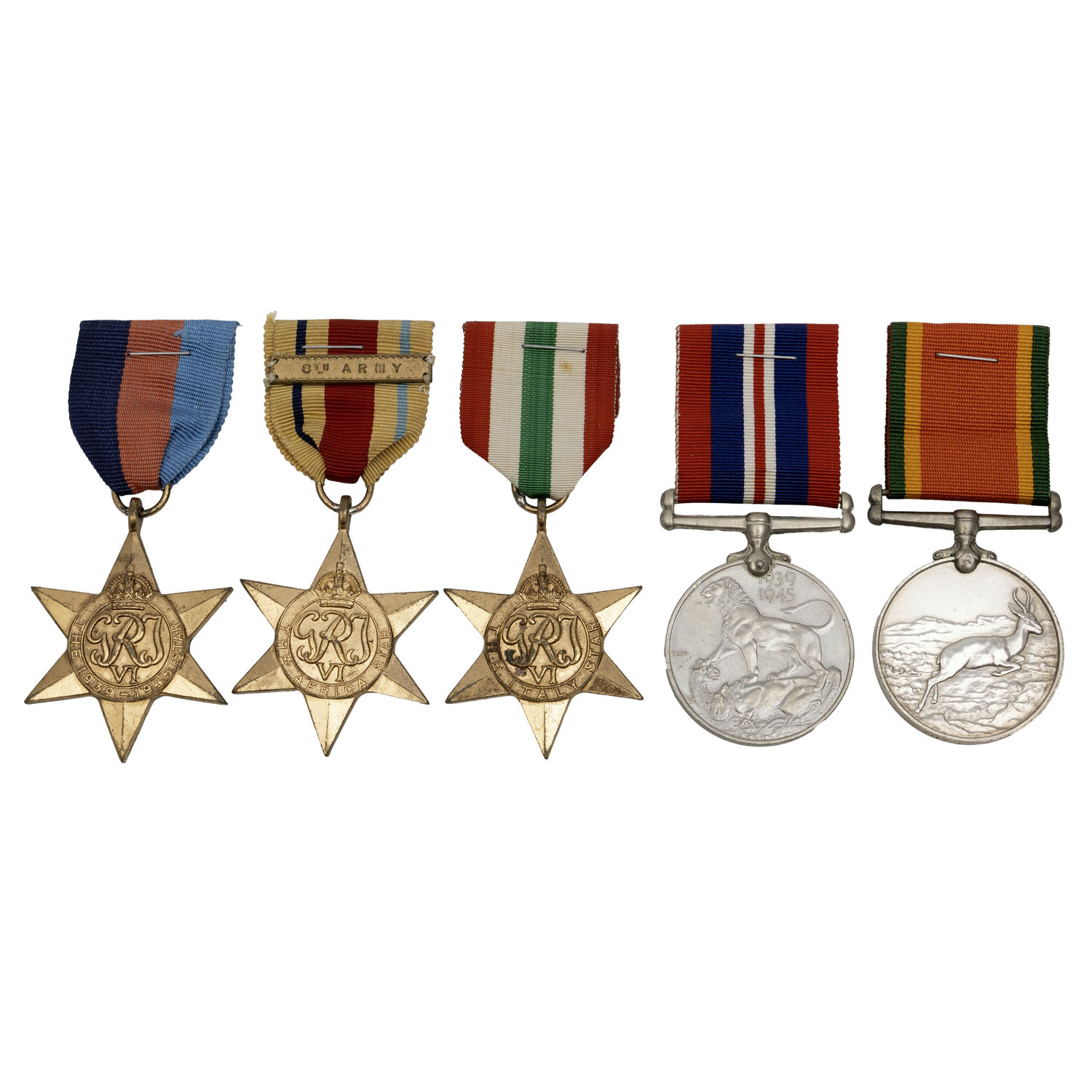 South Africa, Quintuple, WWII, gEF