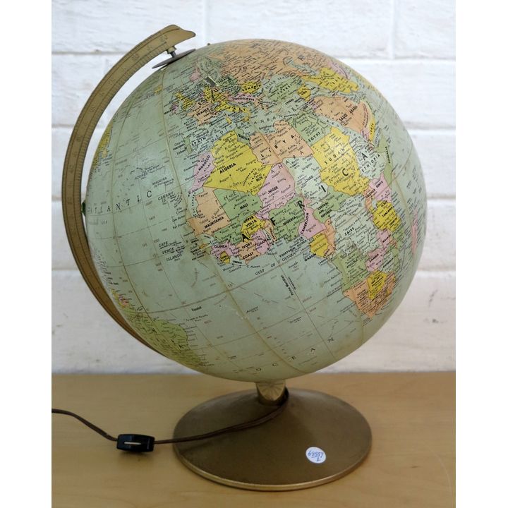 VINTAGE ELECTRIC WORLD GLOBE,