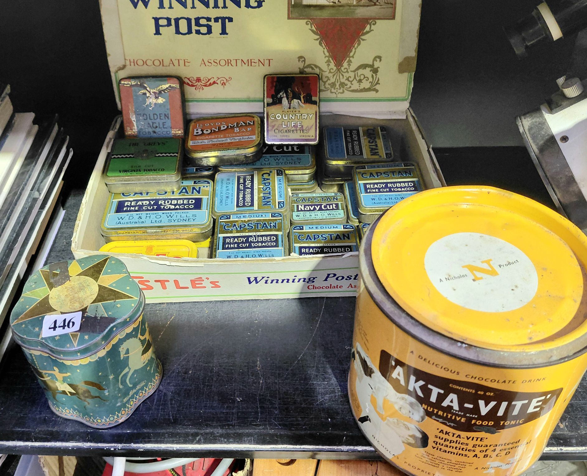 446 · TOBACCO TINS