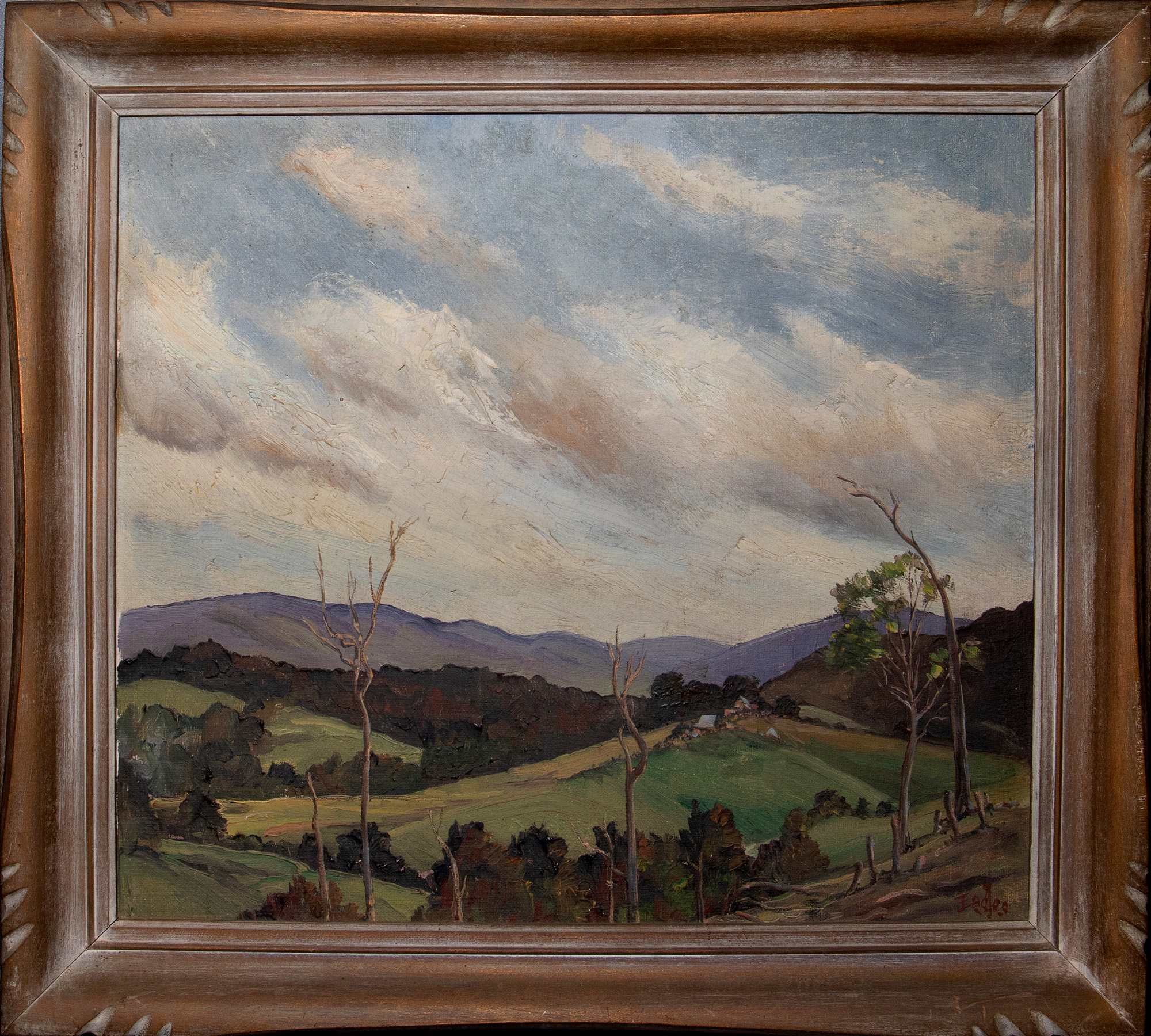 460 · Percy Eagles (1900-1967), 'Rolling Hills Out Samford Way', 1952