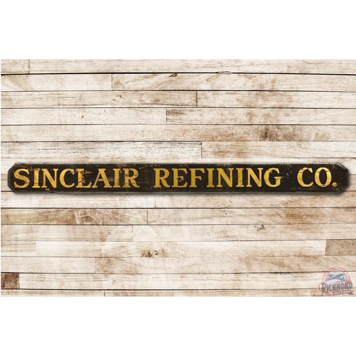 7' Sinclair Refining Company Smaltz Wooden Station Sign