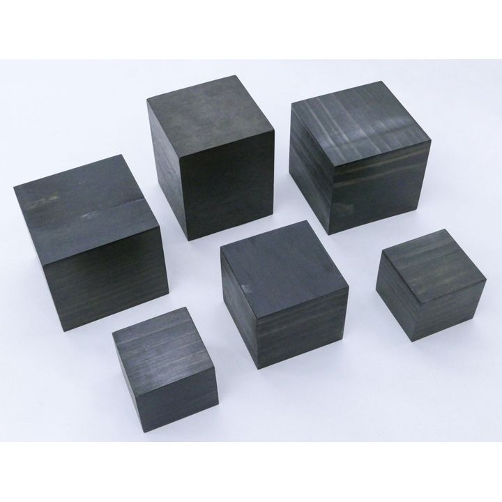 Box Wood Display Cubes 6pc