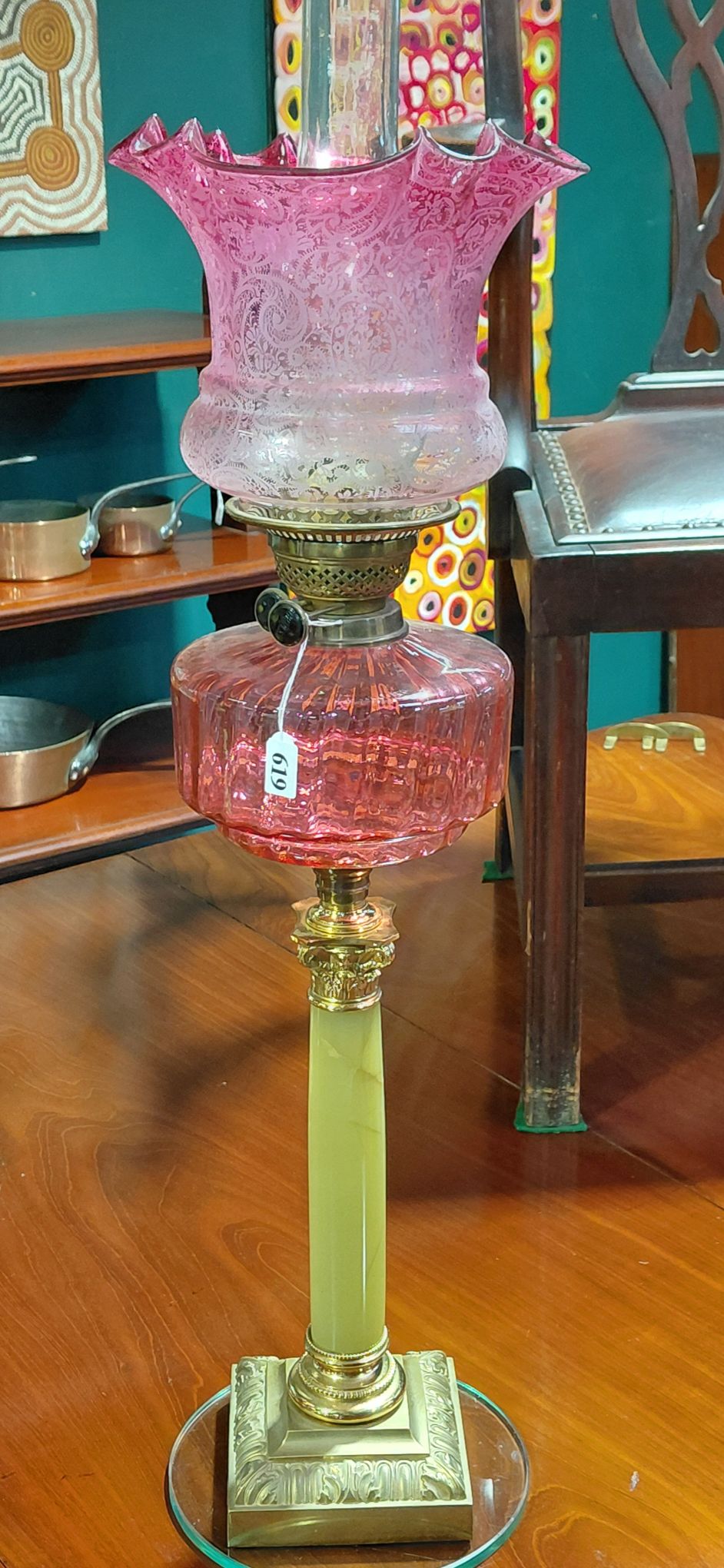Victorian Oil Parlour Lamp