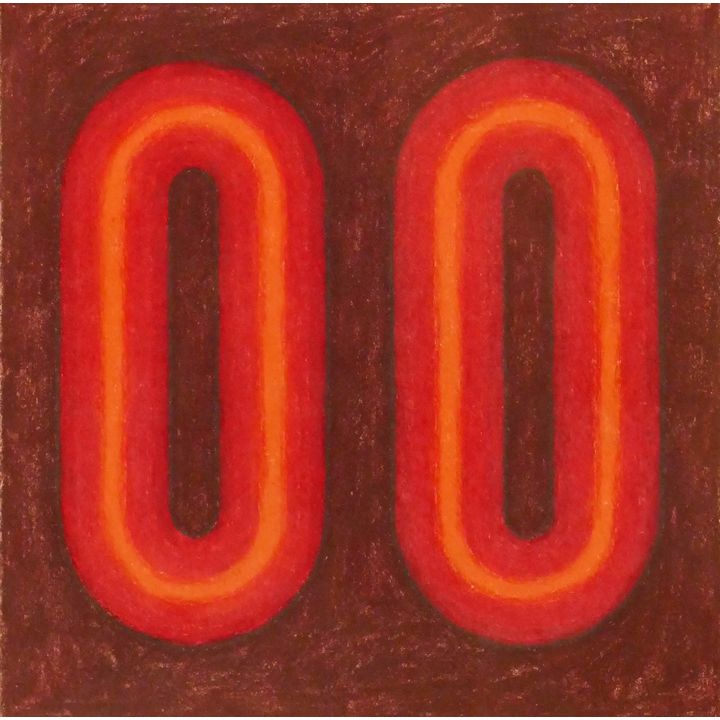 Wendell Brazeau ''2 Shields on Red Ground'' 1969