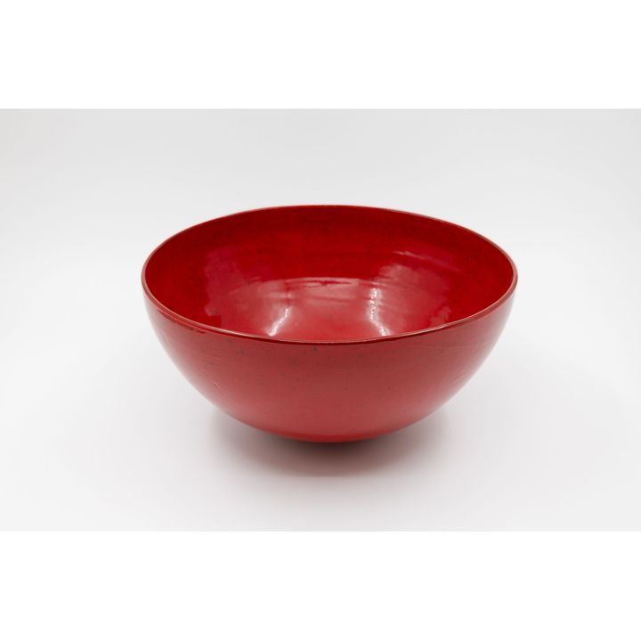 Len Castle - Hemispherical lava bowl