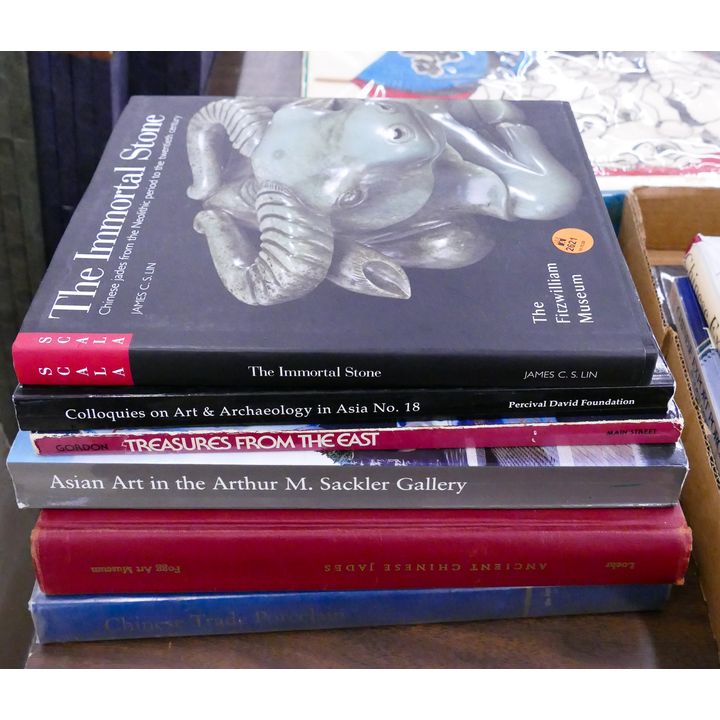 6pc Asian Art Books