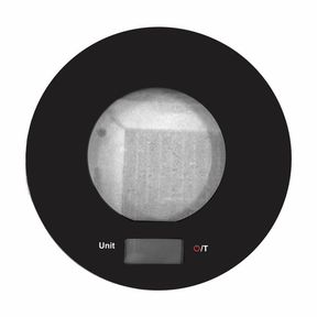 Regent Kitchen Digital Round Scale Black Clear Centre 5Kg 200mm:Diametrex15mm |