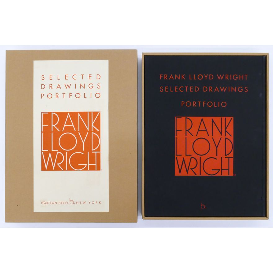 Frank Lloyd Wright ''Selected Drawings'' 1977 Portfolio
