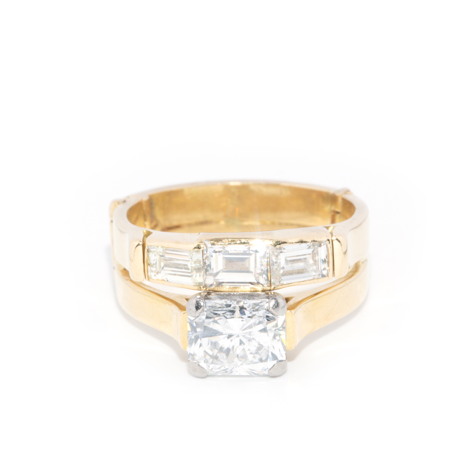 197 · 2.65 Carat Diamond Ring Set