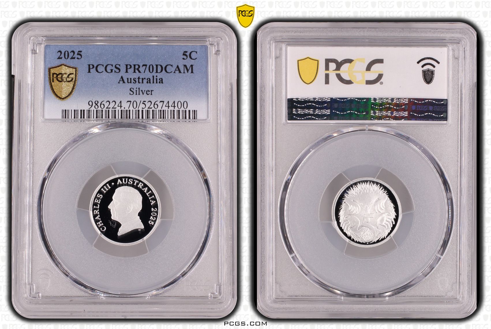 Silver, POP 9/0, Five Cent, 2025, PCGS PR70DCAM