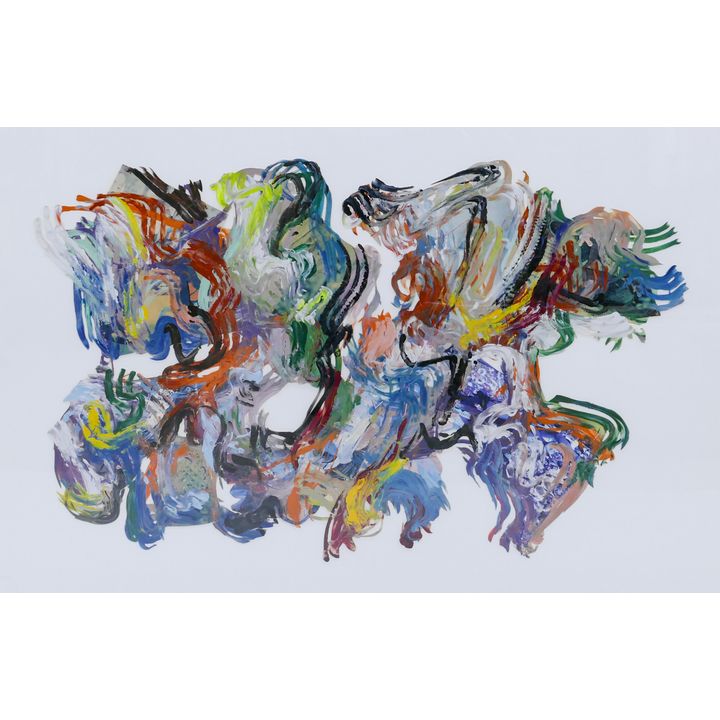 Charles Clough ''PP'' 1980 Enamel on Paper