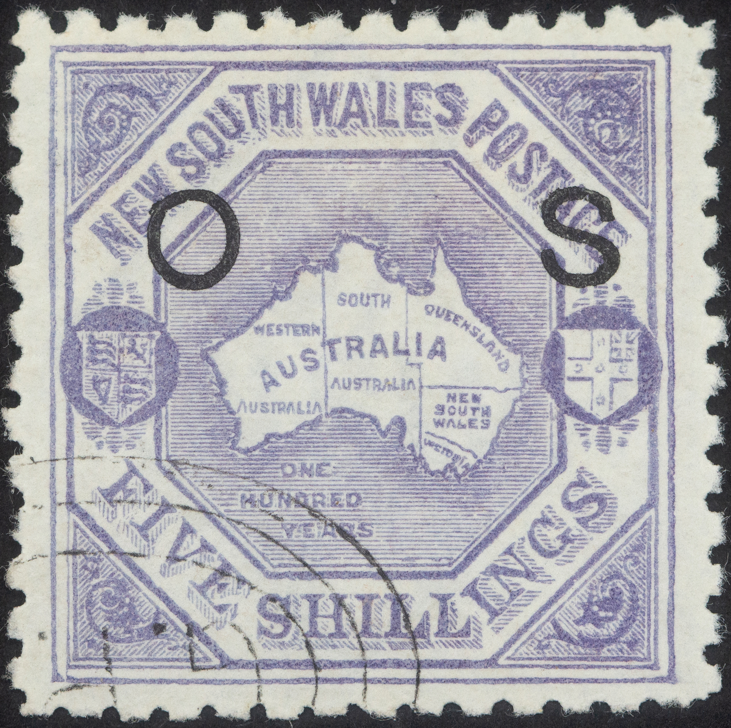 Five Shillings, Rose-Lilac, 1890, Fine