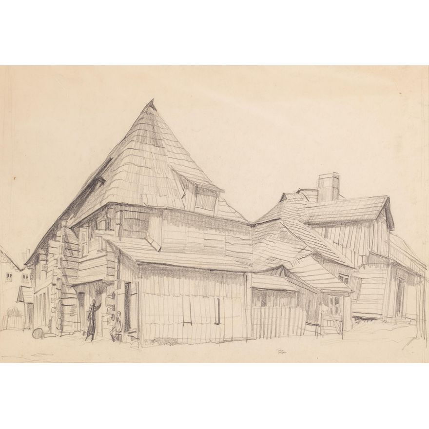 Władysław Skoczylas | Kazimierz nad Wisłą, ok. 1925 r.