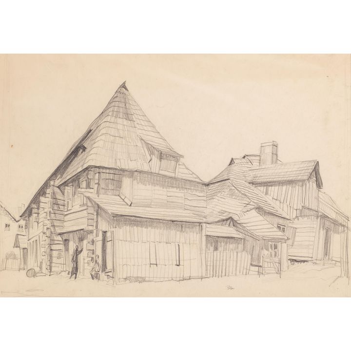 Władysław Skoczylas | Kazimierz nad Wisłą, ok. 1925 r.