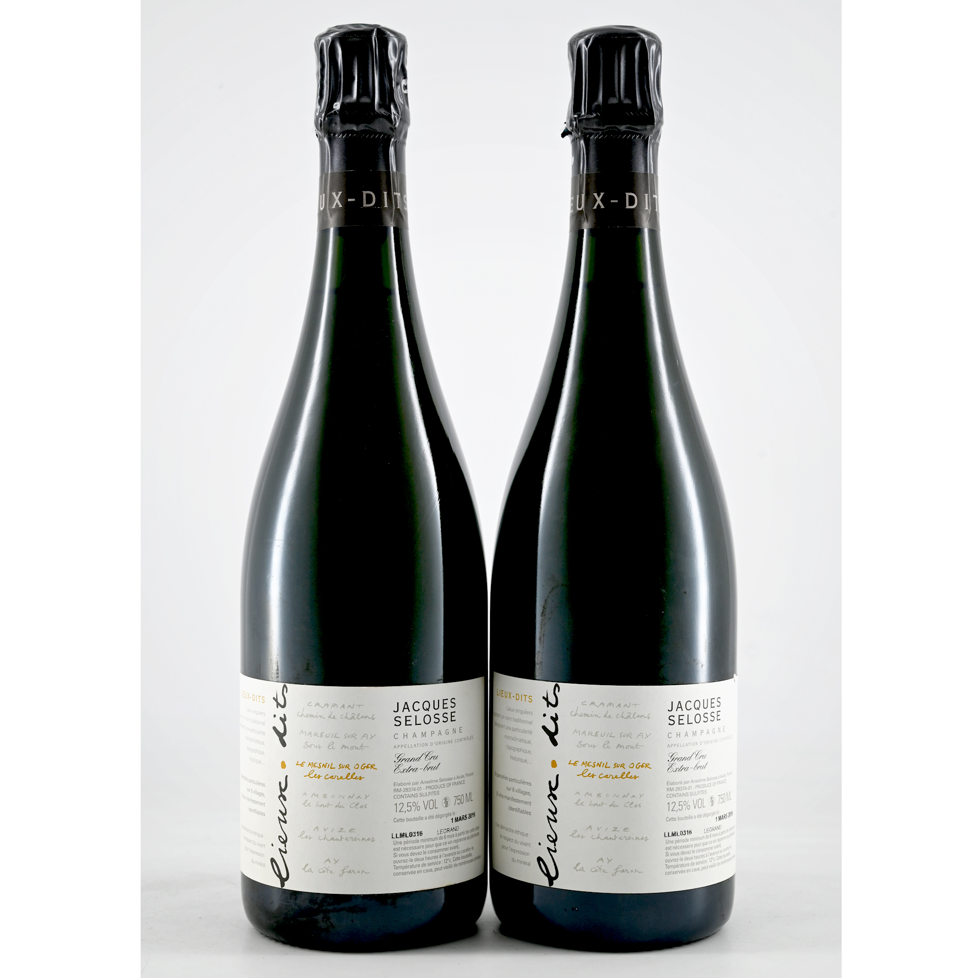 Jacques Selosse Lieux-Dits Les Carelles Blanc de Blancs Le Mesnil