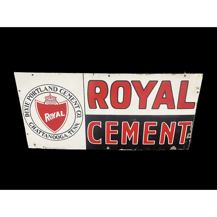 Dixie Portland Cement Co. Royal Cement Porcelain Sign