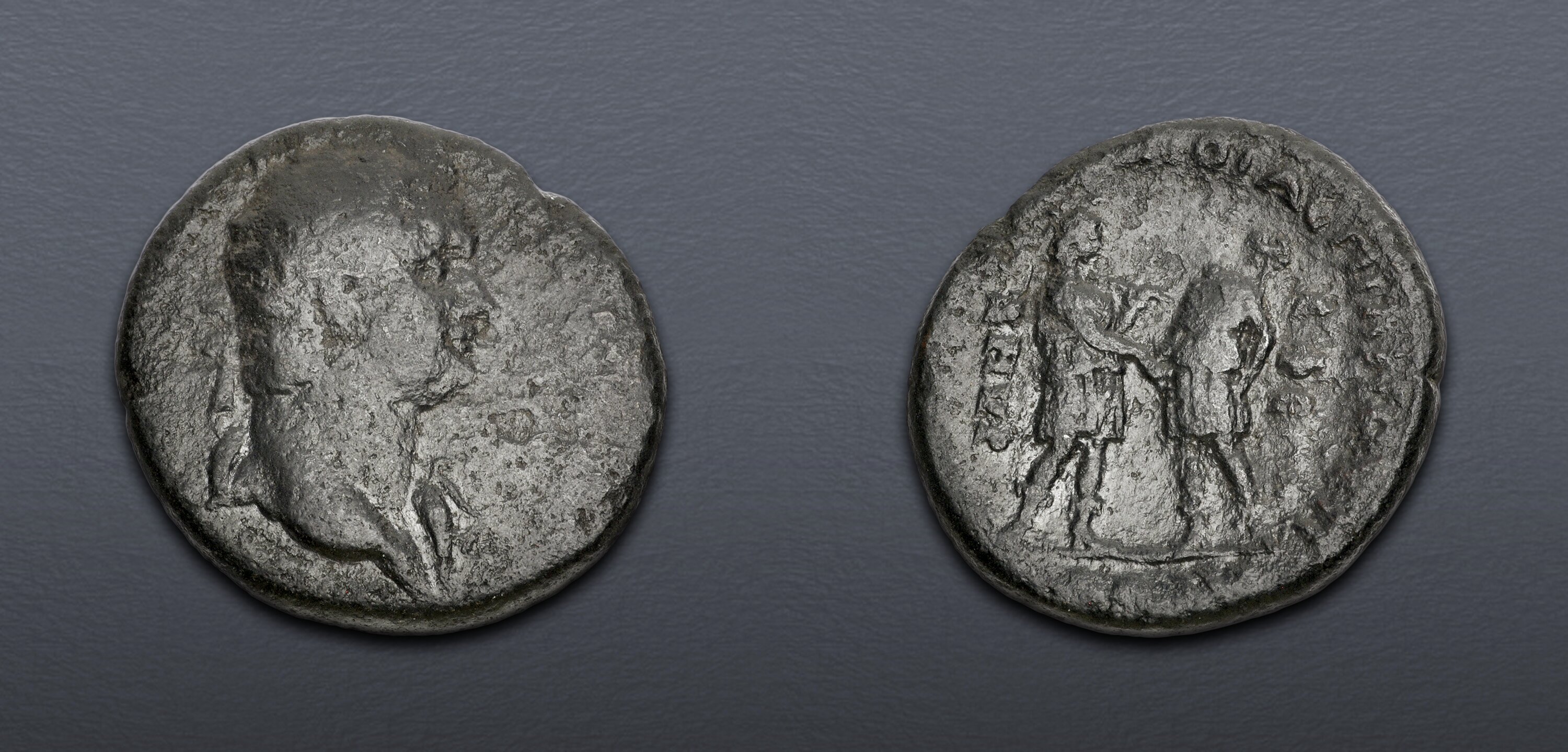 IONIA, Ephesus. Domitian. AD 81-96. Æ (31mm, 19.75 g, 12h). Homonoia ...