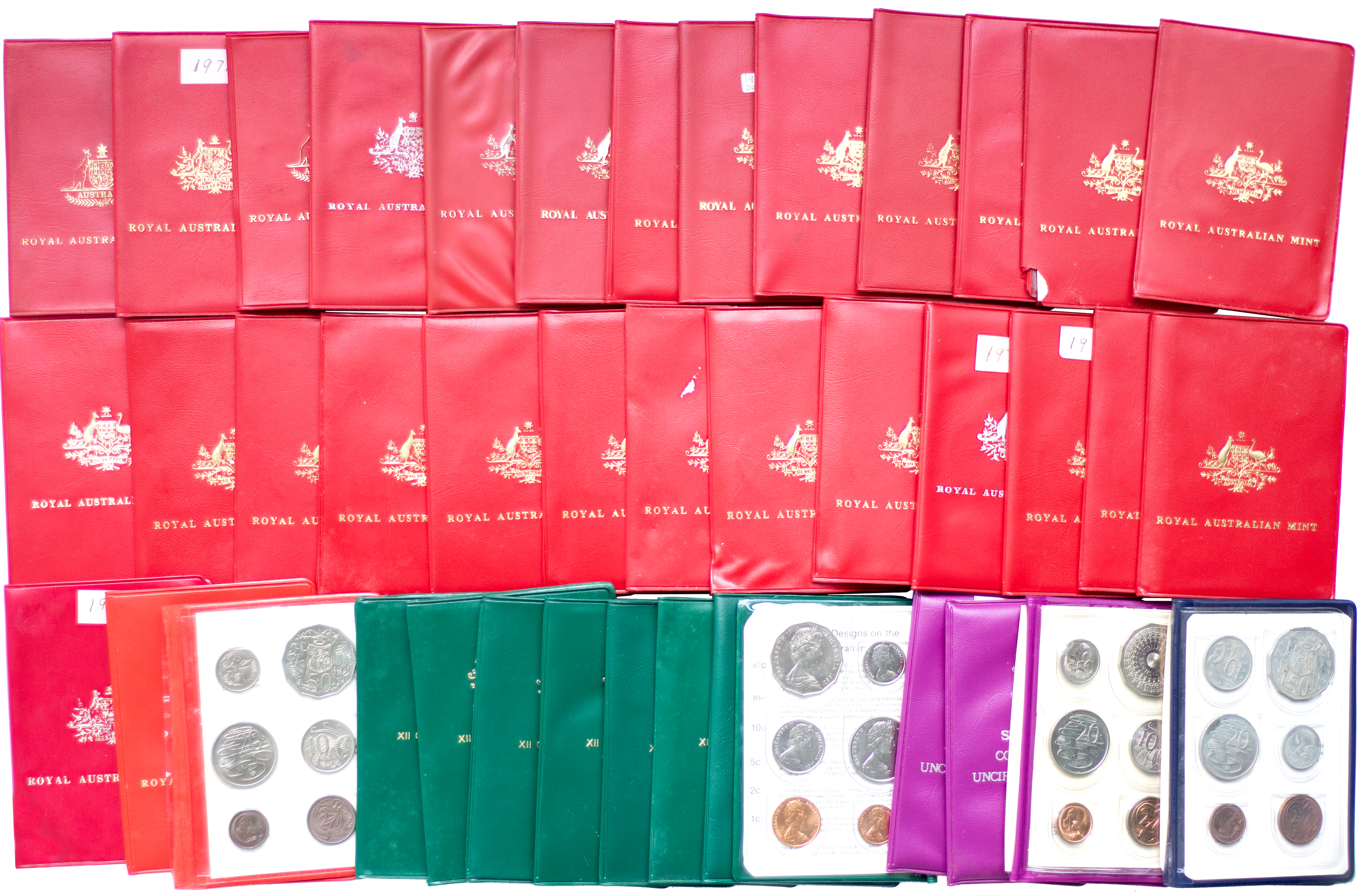 Elizabeth II, Mint Sets, 1969 - 1983, EF - UNC