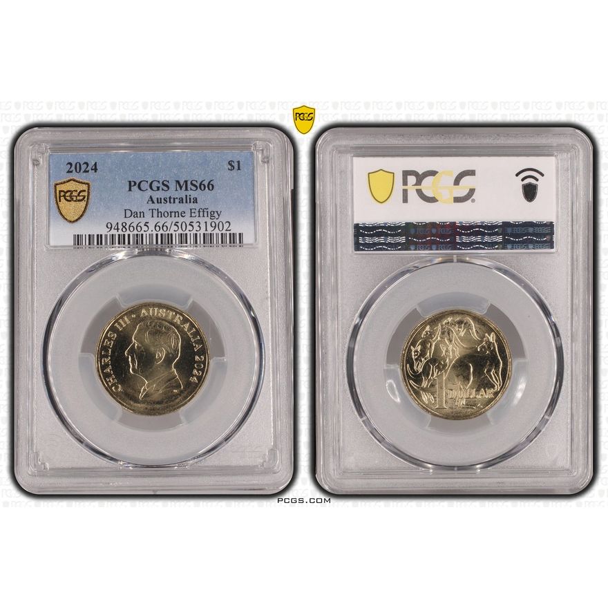 Dan Thorne Effigy, One Dollar, 2024, PCGS MS66