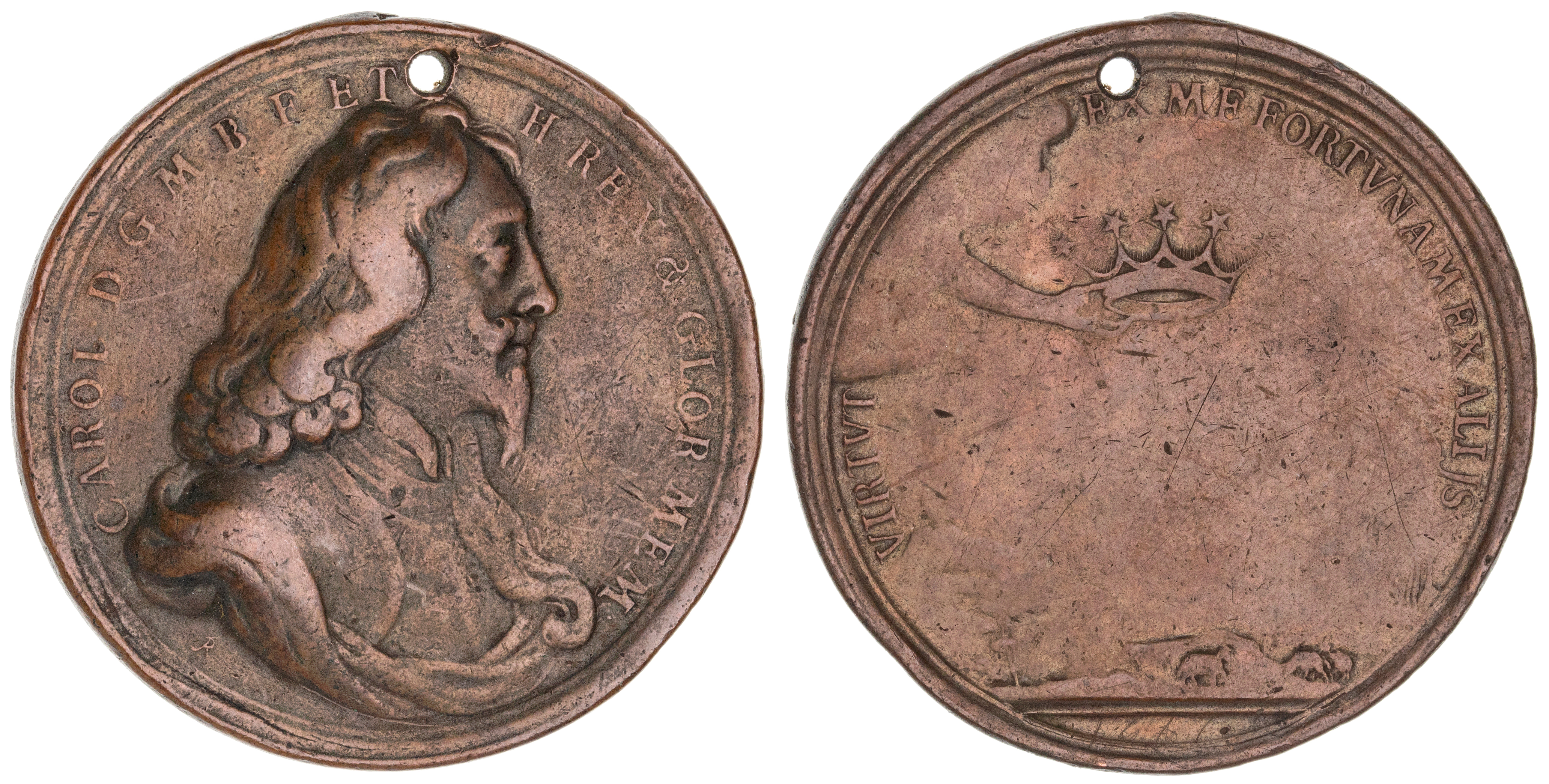 Great Britain, Charles I (1624-1649), Death of Charles I Medal, c.1695, VG