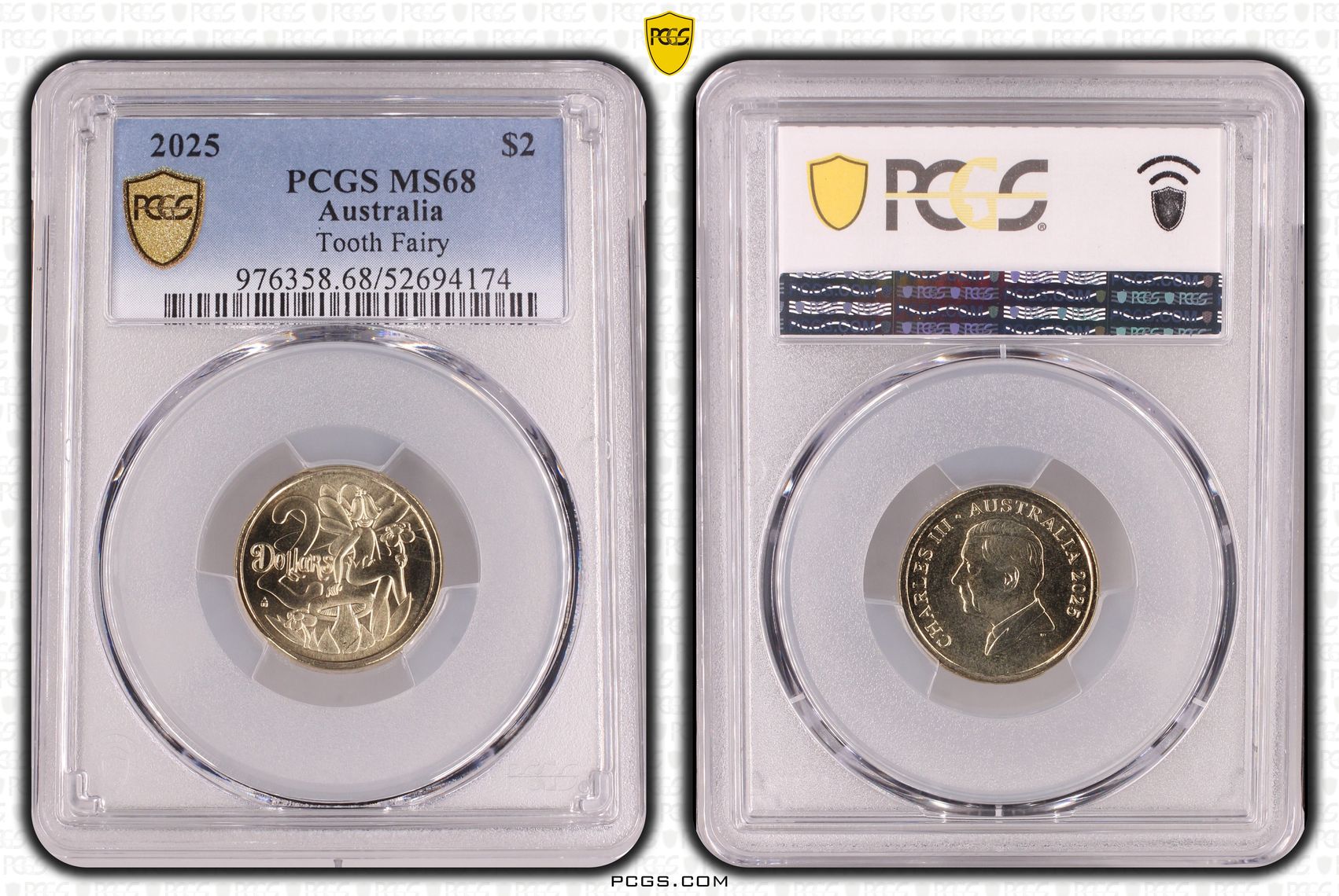 Tooth Fairy, Two Dollar, 2025, PCGS MS68