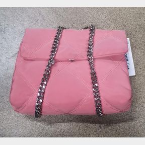 51658/1342 Quilted chain bag-Pink-(NO CLIP) | SJ B1 (S4)CB