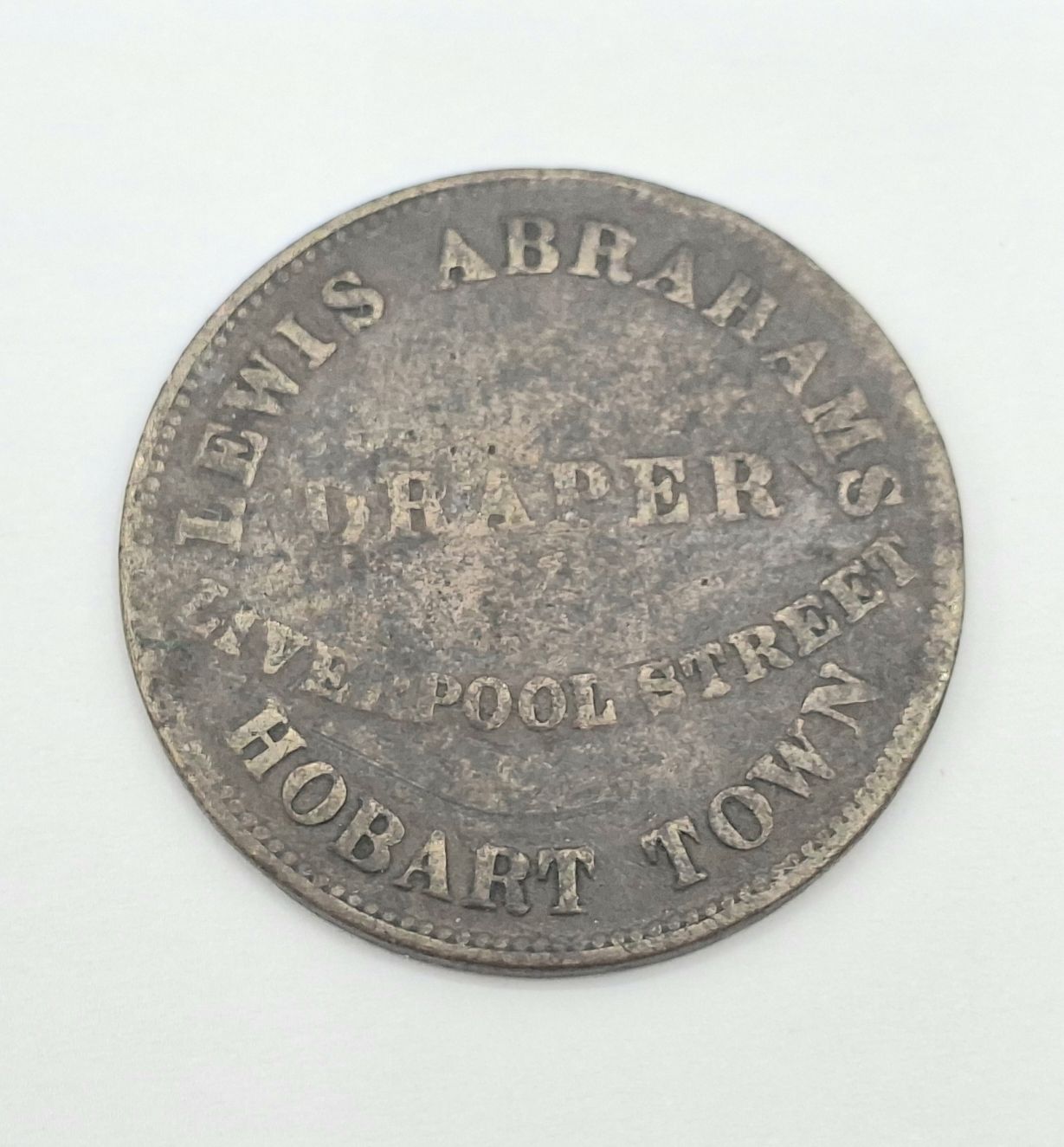 1855 Tasmanian Store Token