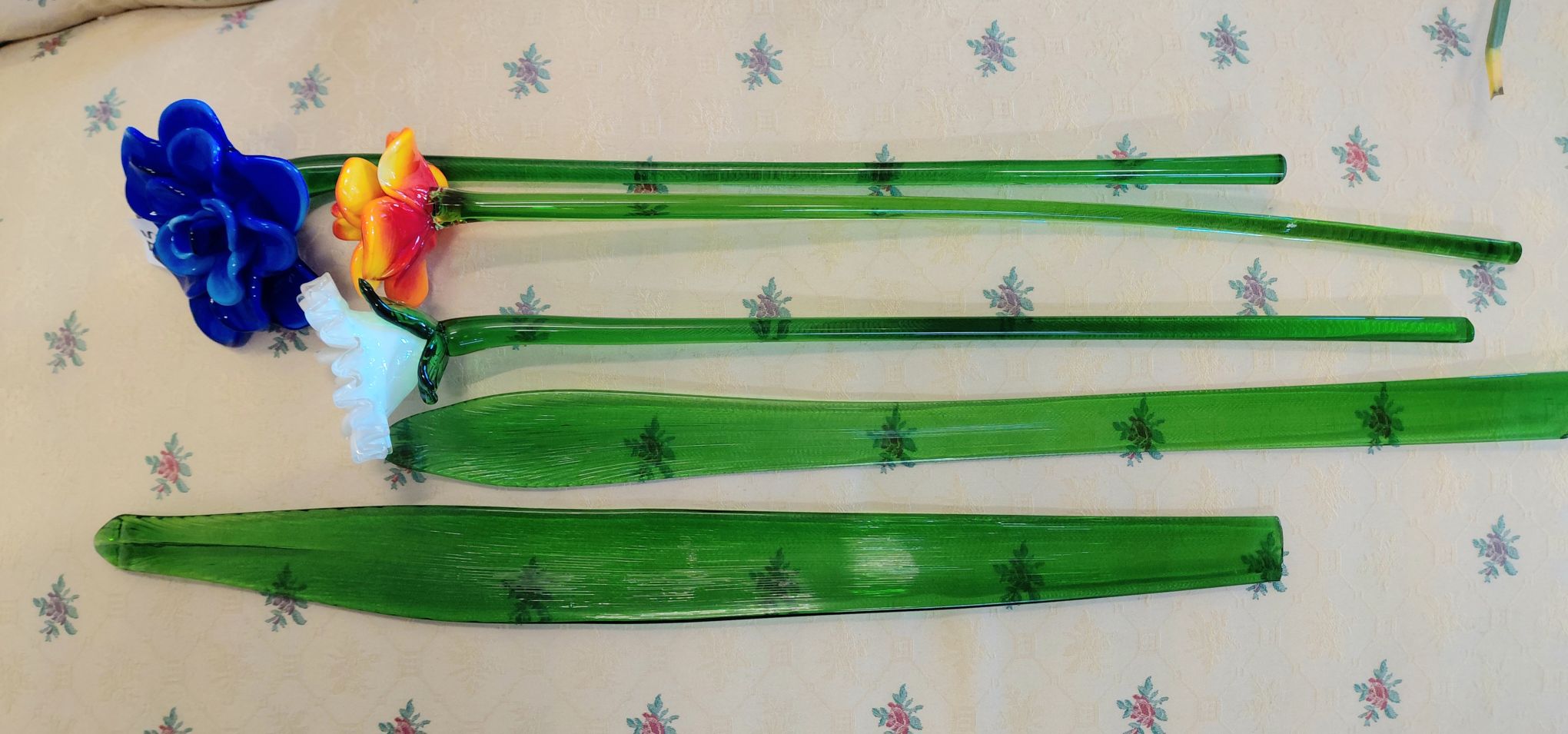 75 · GLASS FLOWERS