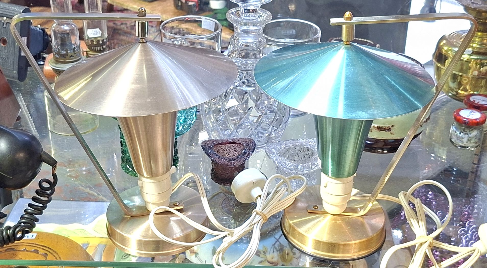 1353 · ANODISED MCM DESK LAMPS
