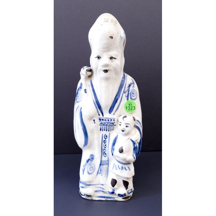 Chinese Qing Cizhou Shao Lao Ceramic Figure 11x4.25'' (MJ)