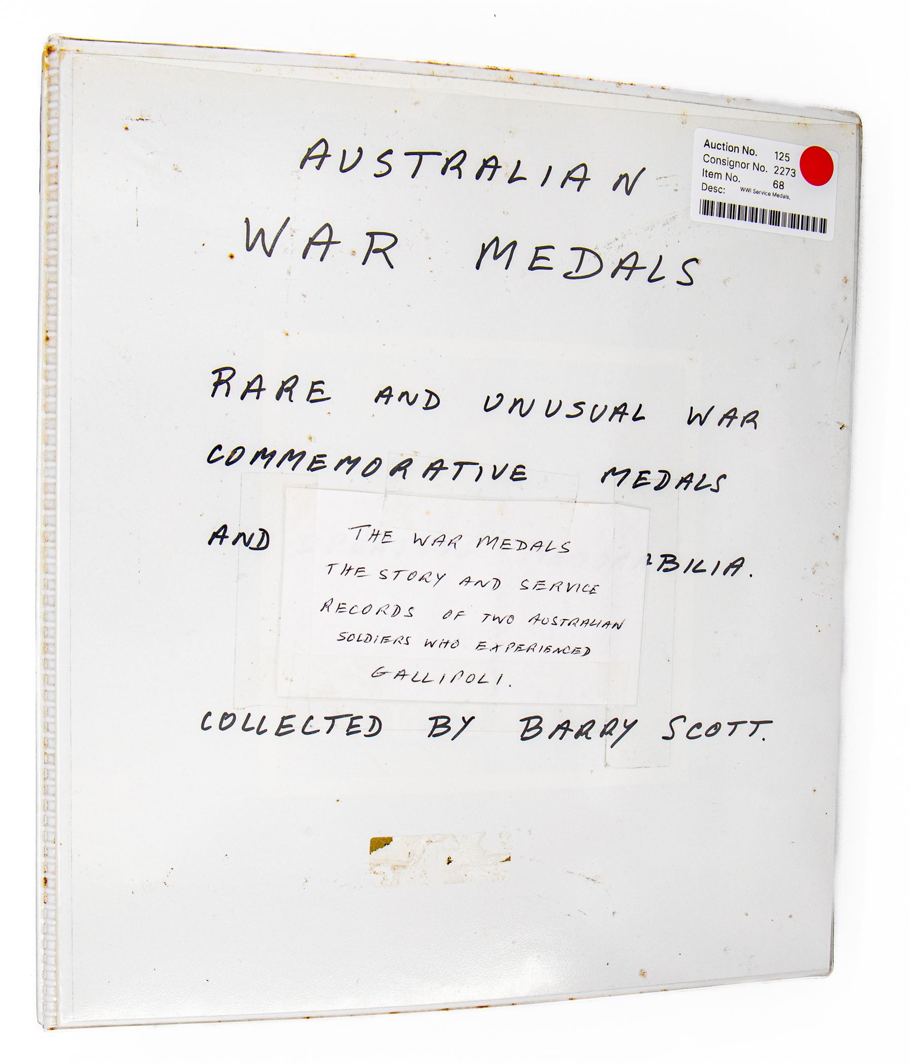 WWI Service Medals, 1914 - 1918,