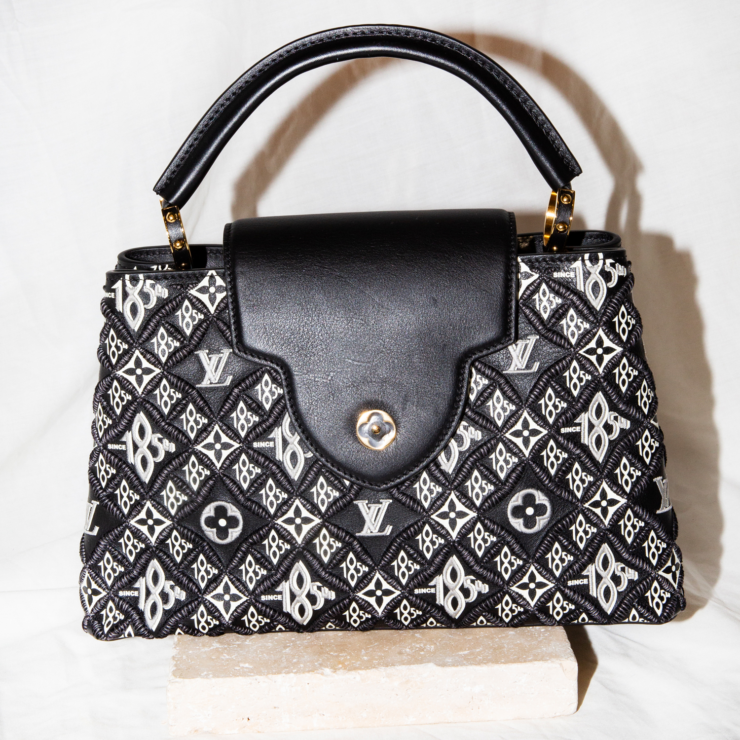 Louis Vuitton Capucines PM Handbag - Since 1854 Embroidered