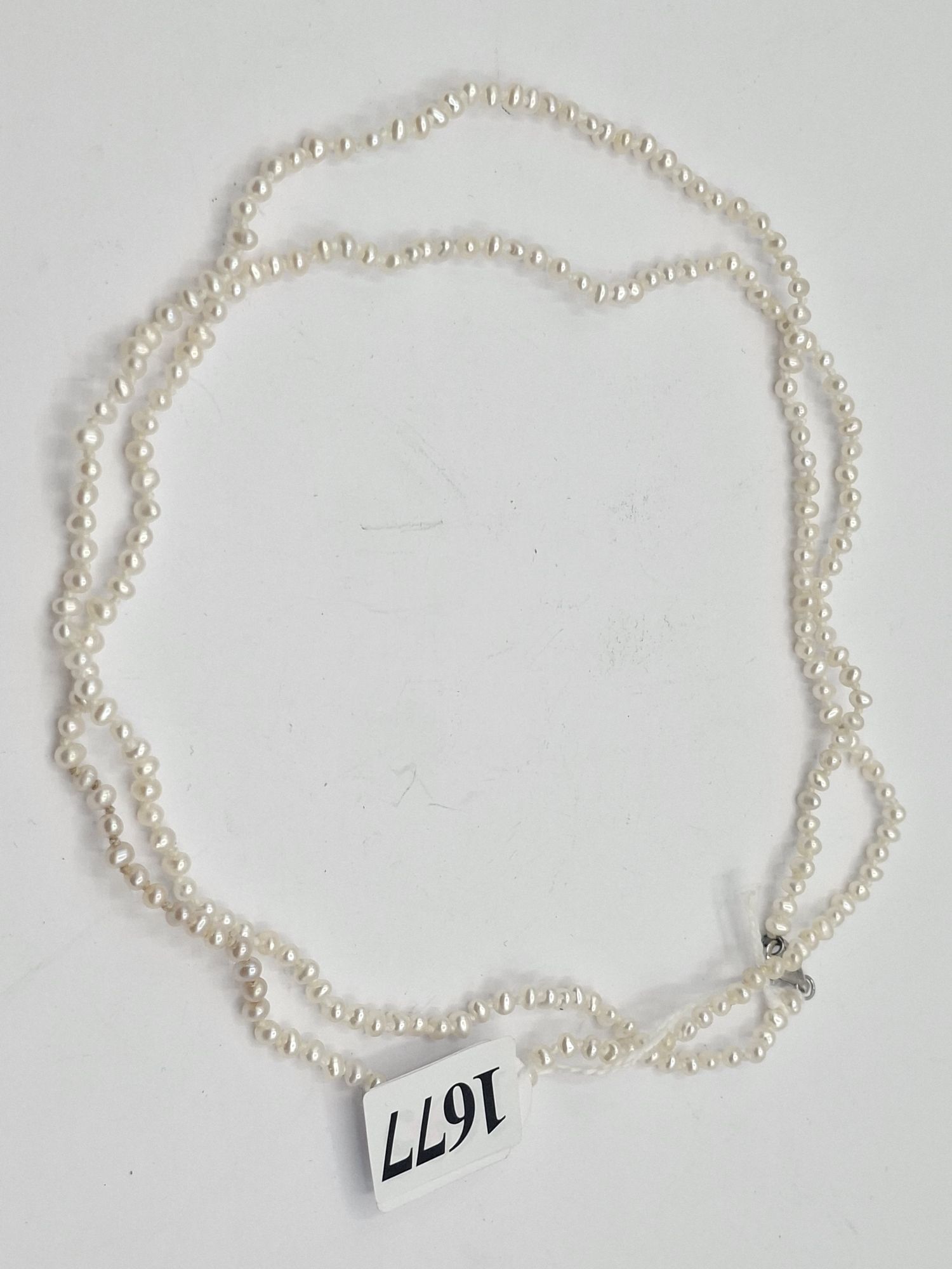 Sterling Silver Pearl Necklace
