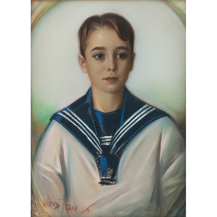 Józef Kidoń | Portret chłopca, 1938 r.