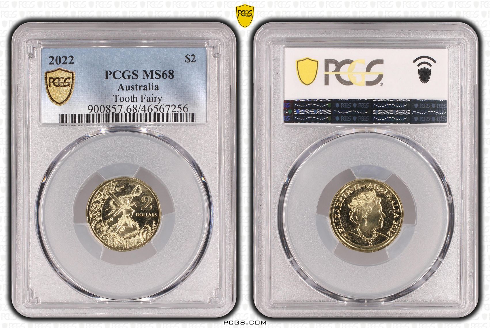 Tooth Fairy, Two Dollar, 2022, PCGS MS68