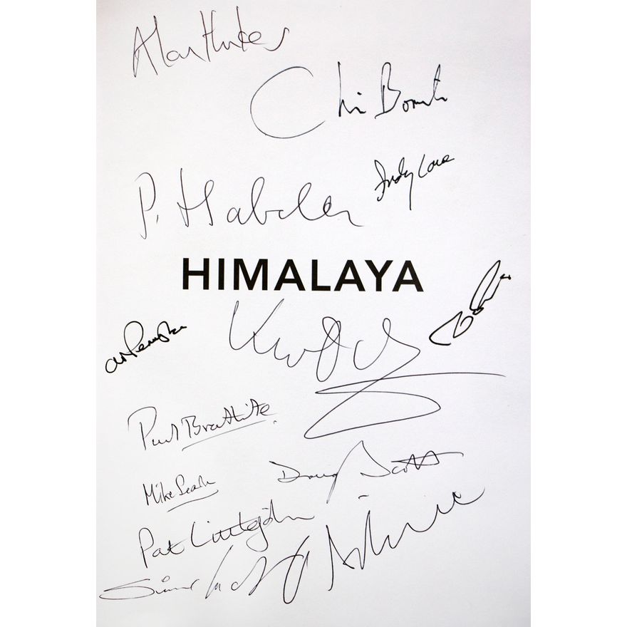 PARKER, PHILIP [multiple signatures], Himalaya. The Exploration & Conquest of the Greatest Mountains on Earth.