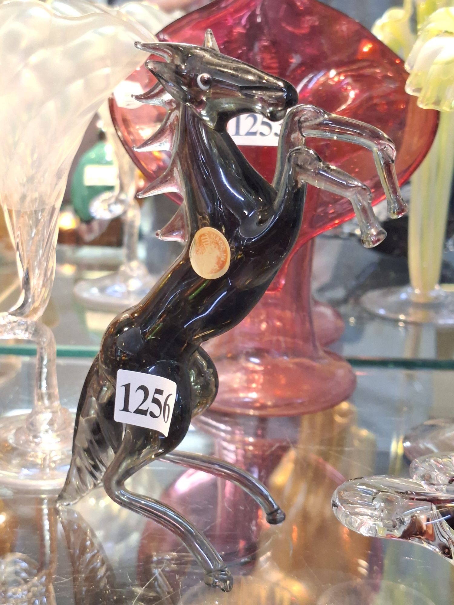 1256 · MURANO ART GLASS HORSE
