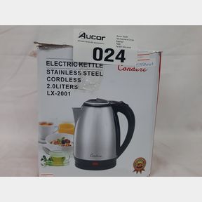 CONDERE 2LITRE CORDLESS ELECTRIC KETTLE - STAINLESS STEEL -