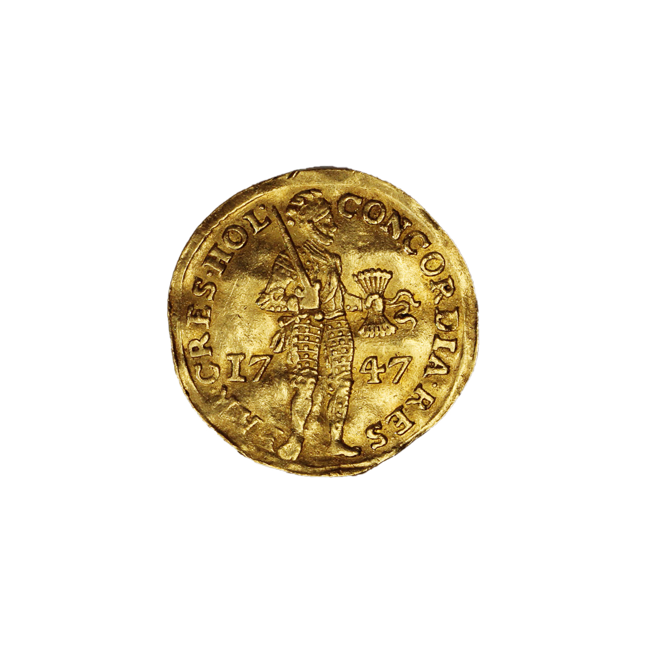 814. · Netherlands, Ducat, 1747, Fine