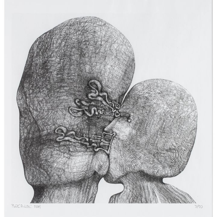 Zdzisław Beksiński | Bez tytułu, 2001
