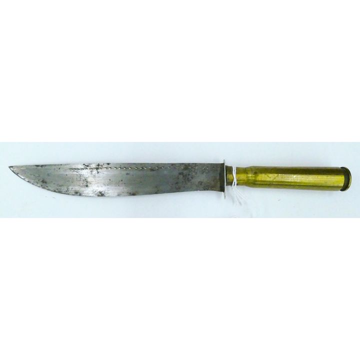 Old Brass Shell Handle Dagger 11.5''