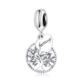 Tree of Life Family Charm Girls jewellery gift charm tree of life women silver pure silver |
