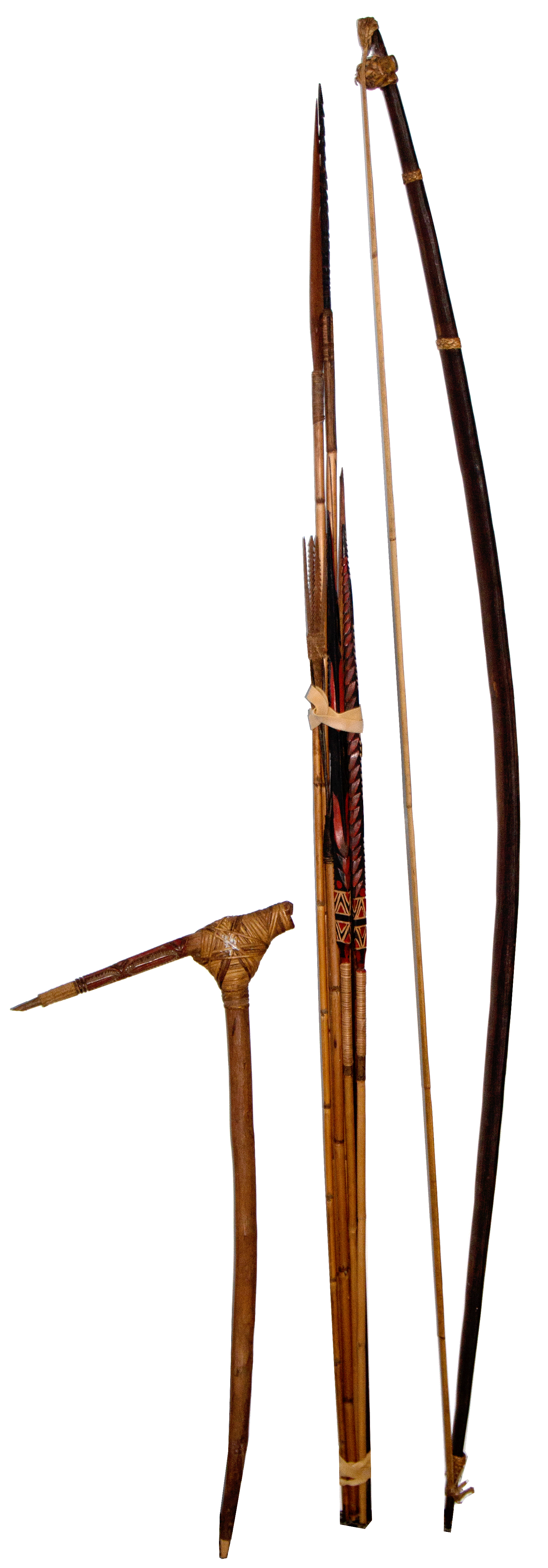 Papua New Guinea, Trobiand Islands, Bamboo Bow & Arrows, 1940s, VGC