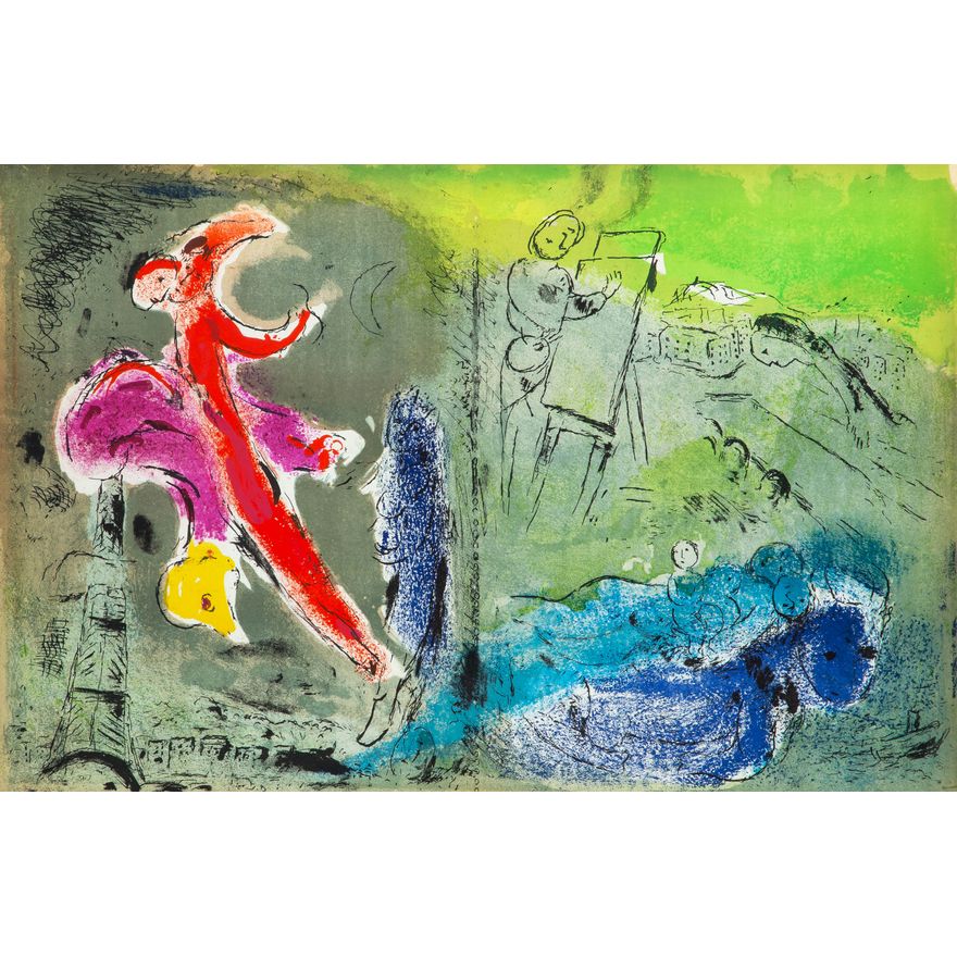 Marc Chagall | Place de la Concorde, 1952